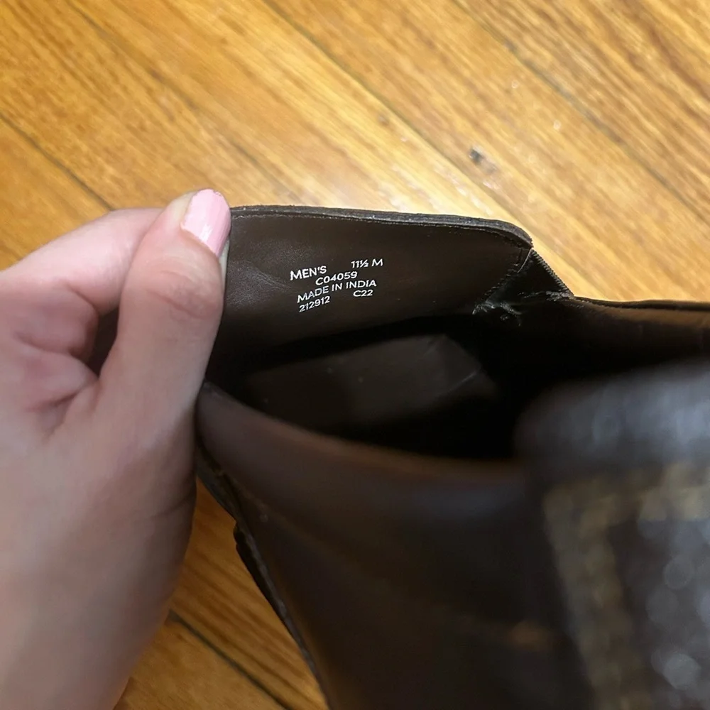 Cole Haan Men's Shoes Brown Tucker Venetian Leather Slip On Size 11.5 M